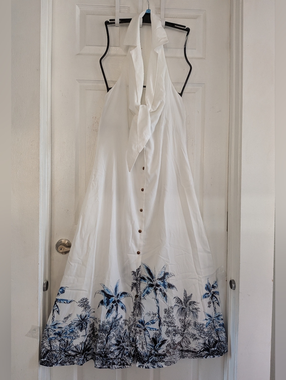 Commense Boho Tie-Front Backless Dress - Picture 15 of 16